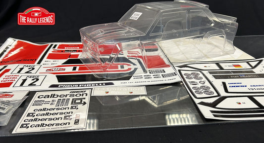 Fiat 131 Abarth Clear body with Calberson Decals