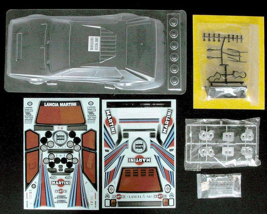 Lancia Delta S4 Group B clear body with martini decals