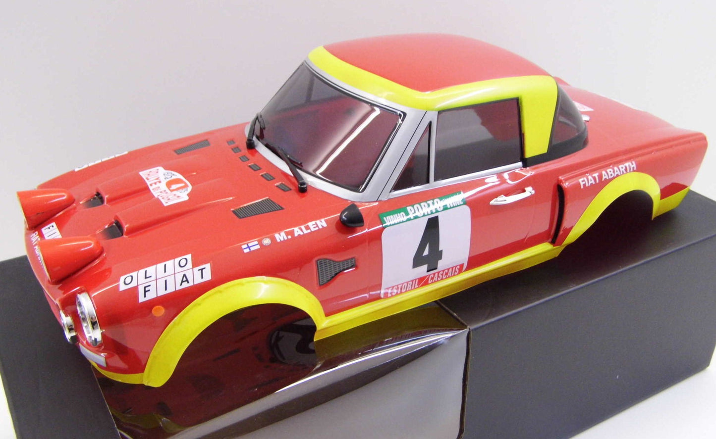 FIAT 124 ABARTH PAINTED BODY 1/10