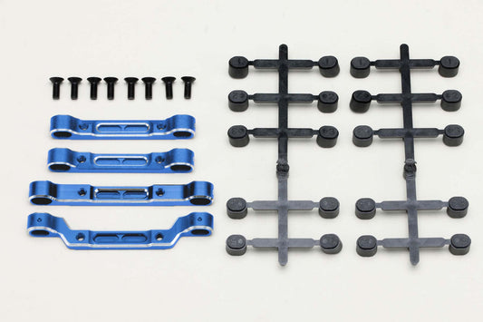 Yokomo RD2.0 Aluminum Suspension Mount Set (Blue)