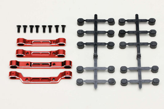 Yokomo RD2.0 Aluminum Suspension Mount Set (Red)