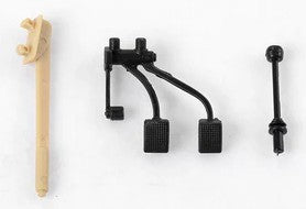 1/12 Type 82 Kubelwagen & 82e Beetle - Gear shift and gas pedal