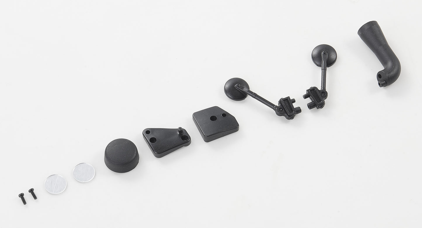 1/10 Atlas - REARVIEW MIRROR AND SNOKLE