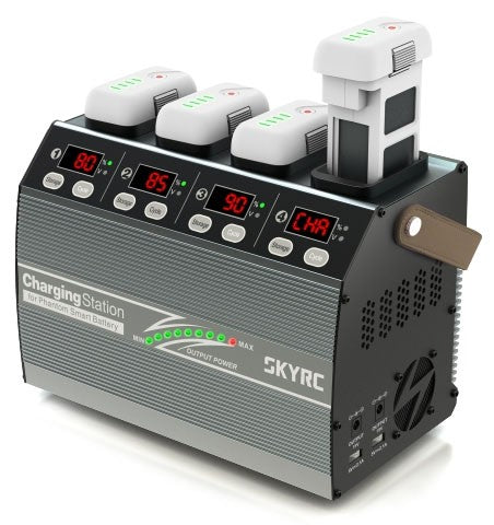 DISC.. 4P3 Charging station AC for Phantom 3/4 smart battery (4x100w)