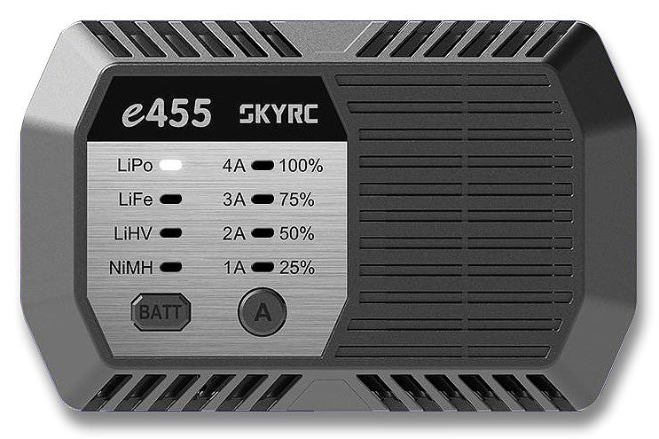 e455 Multi chemistry AC Charger (LiPo, LiFe/LiHV & NiMh - 50w)