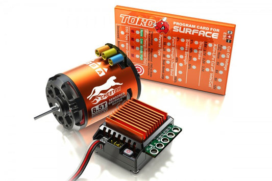 Cheetah 10 S60A ESC + 1600KV/21.5T 2P BL Motor