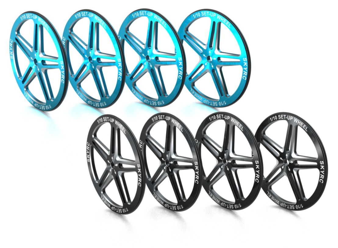 1/10 Set-up Wheel (Black)