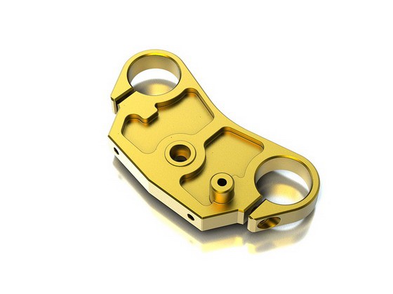 Dirt Bike : Alum. upgraded parts Front Upper Susp. Mount