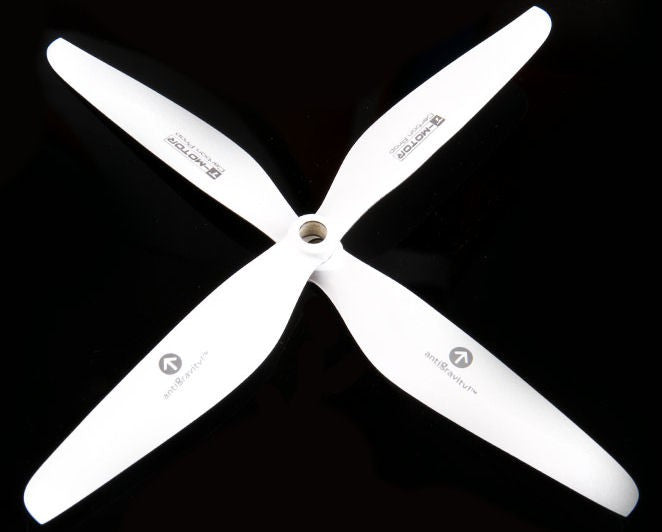 Carbon fiber prop 9x3 (2pc) White antigravity edition for DJI phantom