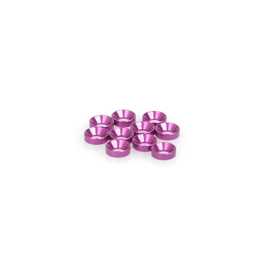 Schumacher SPEED PACK - M3 Csk Washers - Purple Alloy (10pcs)