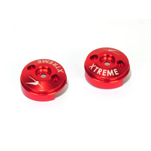Aluminium Covers for Carbon Blade (Red, 2 pcs) -B350QX