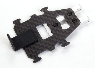 DISC.. Metal Battery Mountw/ Graphite Plate (Trex 250)