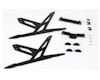 Carbon Landing Skid Set (Black) - Blade 130X
