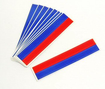 Blade Tracking Color Sticker Tapes (65mm x 5mm, 10 pairs)
