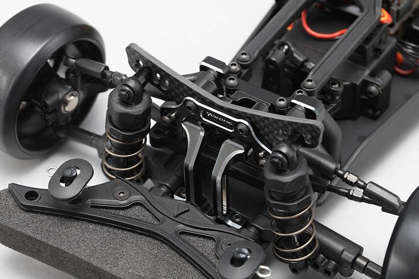 Yokomo YD-2Z Aluminum Shock Tower & Front Bulkhead Set (Upgrade 4 Set)