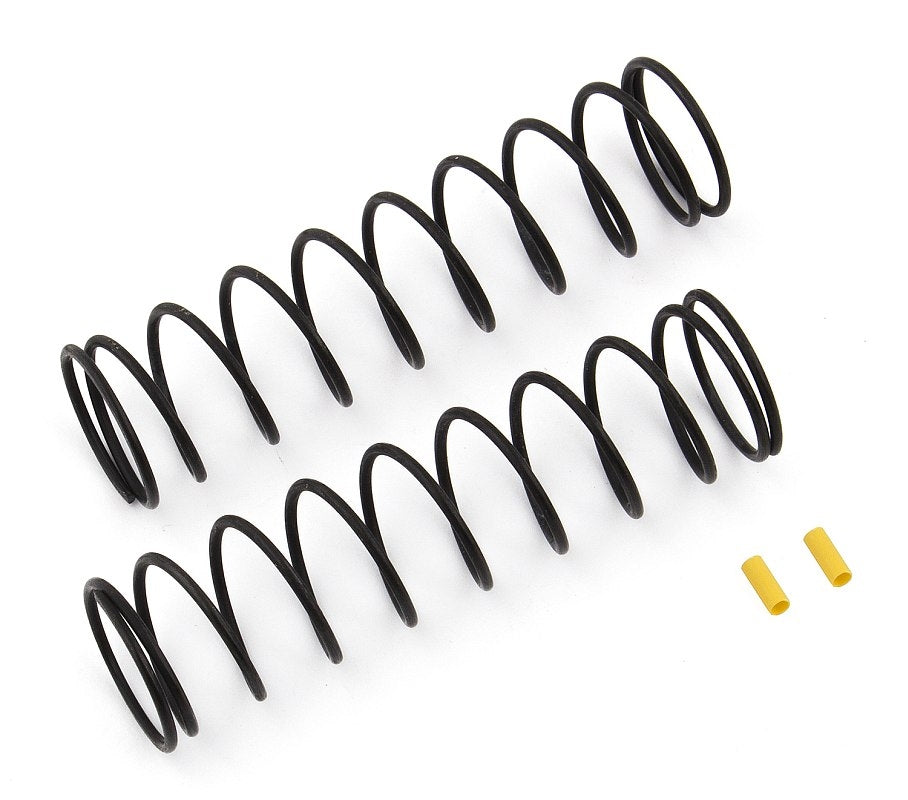 Associated Rear Springs V2, Yellow, 4.4 lb/in, L86, 10.25T, 1.6D (2pcs)