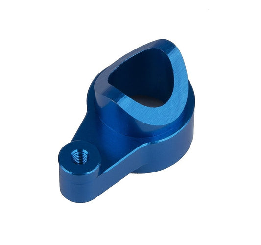 Associated RC8B4 FT servo saver arm, blue aluminum