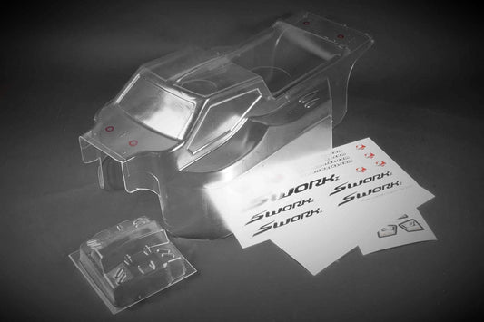 SWORKz Falcon 1 Bruggy Style Clean Body Shell Set (Pre-Cut 90%)