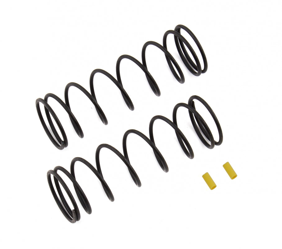Associated Front Springs V2, Yellow, 5.7 lb/in, L70, 8.5T, 1.6D (2pcs)