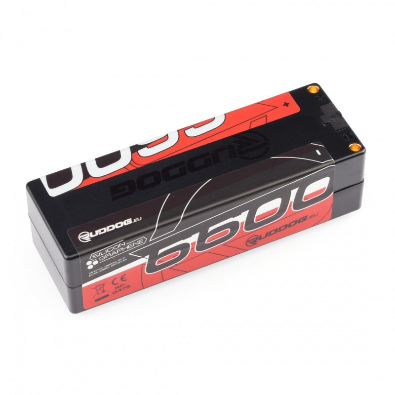 Ruddog Racing 1/8 LCG 6600mAh 15.2V 4S 150C/75C HV LiPo (5mm, 475g)