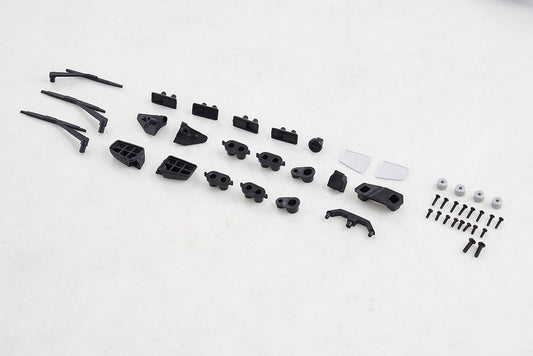 FCX10 Land Rover serie 11044 - REARVIEW MIRROR , WIPER AND HANDLE