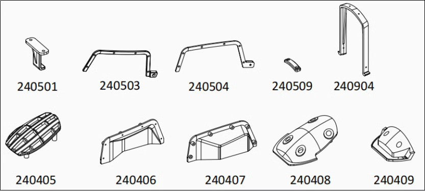 TL4 :  front compartment lid nylon accessory
