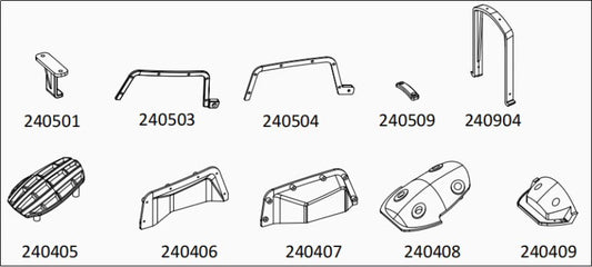 TL4 :  front compartment lid nylon accessory