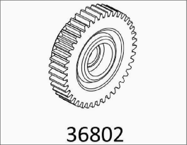 TL4 :  gearbox slow gear teeth