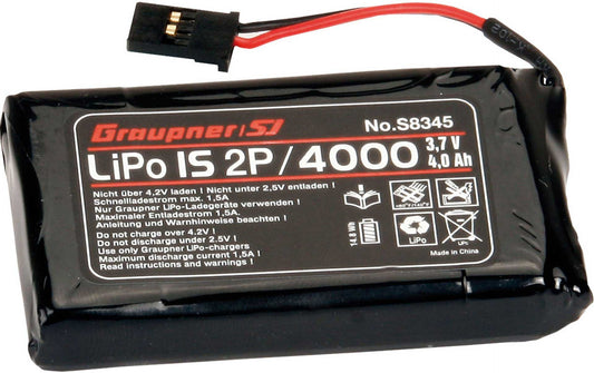 transmitter battery LiPo 1S2P/4000 TX